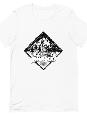 'Locals Only' Unisex Tee -Apparel & Accessories > Clothing > Shirts & Tops - Drop Top Company